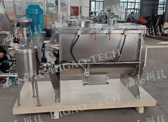 RPM-500 Ribbon Paddle Mixer with liquid spray device RPM-500 Ribbon Paddle Mixer with liquid spray device