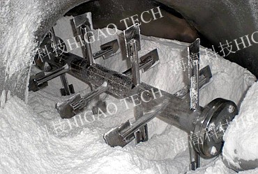 V type mixer with agitator