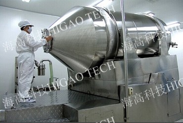 two dimensional granule mixing machine