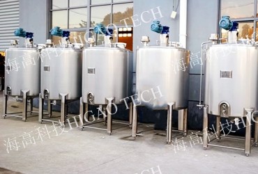 liquid mixer with high shear disperser