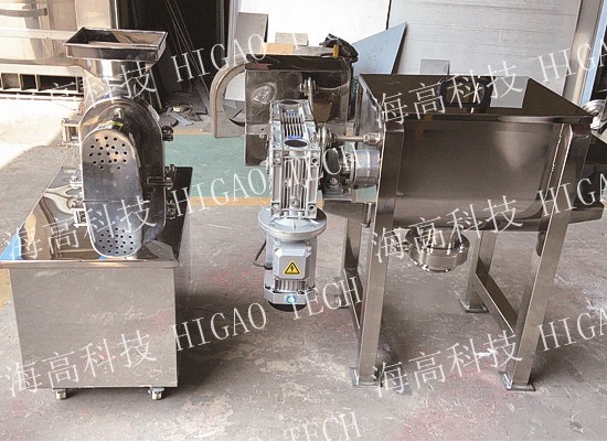 horizontal ribbon mixer for pigments