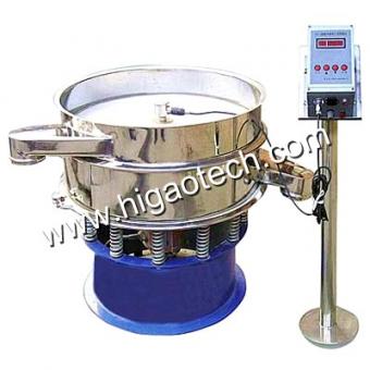ultrasonic vibration sieving machine for separating powder and pellets