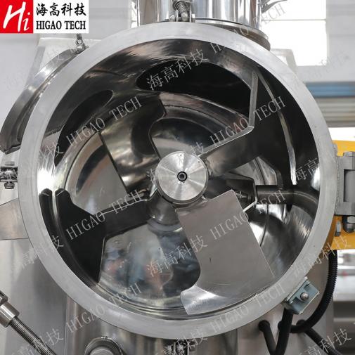 adhesive mixer for viscous liquid pulp and powder mixing