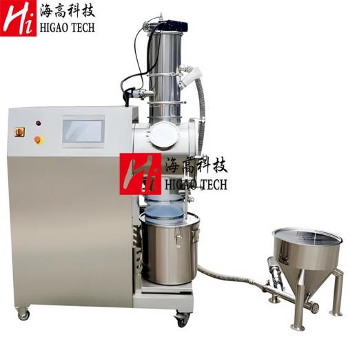 adhesive mixer for viscous liquid pulp and powder mixing